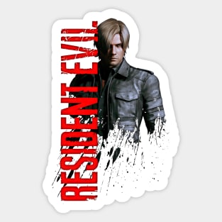 Resdent Evil 4 - leon Sticker